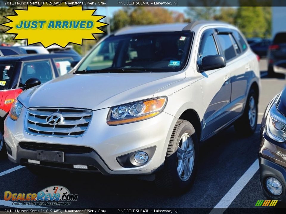 2011 Hyundai Santa Fe GLS AWD Moonstone Silver / Gray Photo #1