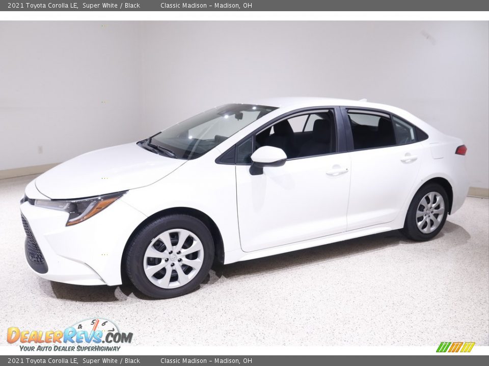 Super White 2021 Toyota Corolla LE Photo #3