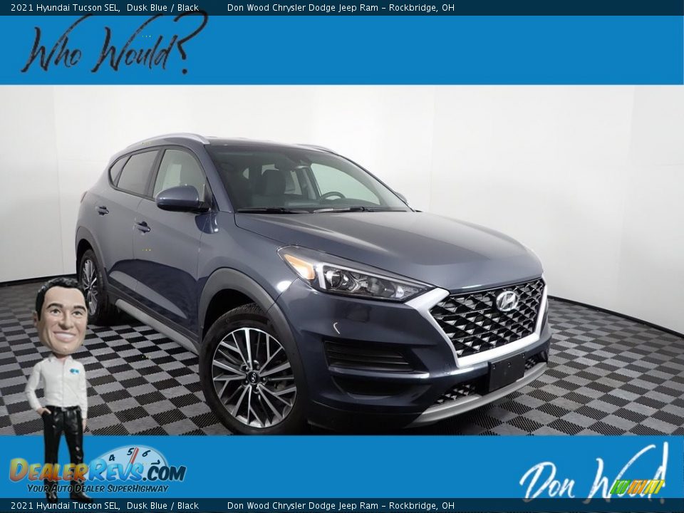 2021 Hyundai Tucson SEL Dusk Blue / Black Photo #1