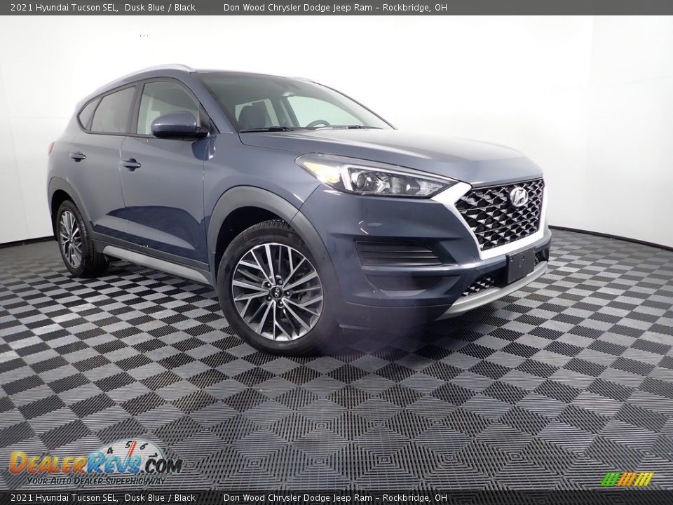 2021 Hyundai Tucson SEL Dusk Blue / Black Photo #5