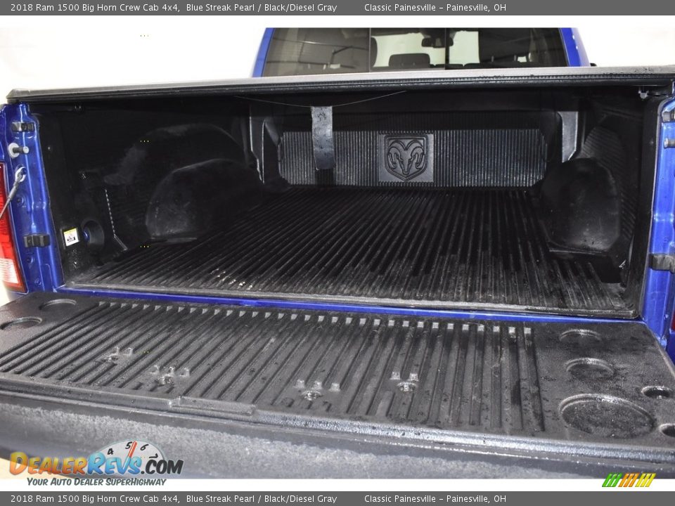 2018 Ram 1500 Big Horn Crew Cab 4x4 Blue Streak Pearl / Black/Diesel Gray Photo #9