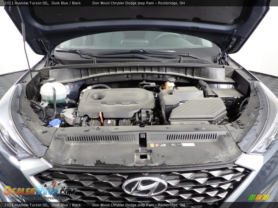 2021 Hyundai Tucson SEL Dusk Blue / Black Photo #9