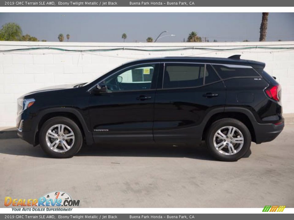 2019 GMC Terrain SLE AWD Ebony Twilight Metallic / Jet Black Photo #10