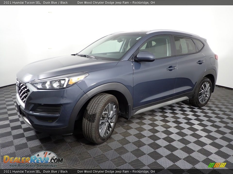 2021 Hyundai Tucson SEL Dusk Blue / Black Photo #10