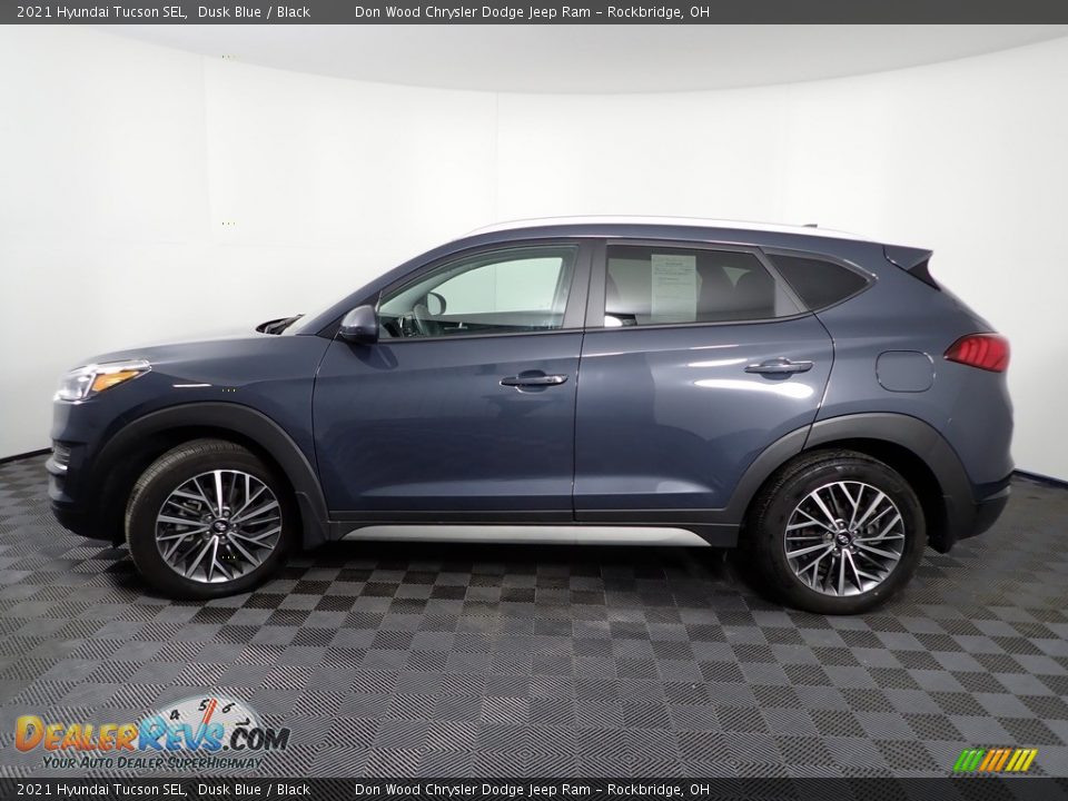 2021 Hyundai Tucson SEL Dusk Blue / Black Photo #11