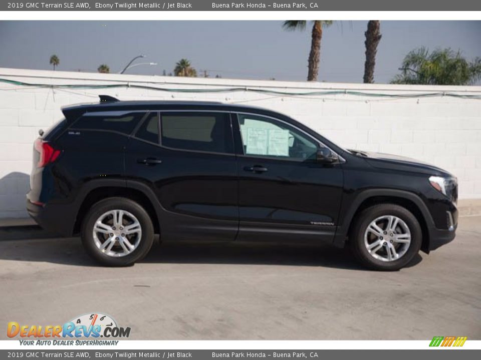 2019 GMC Terrain SLE AWD Ebony Twilight Metallic / Jet Black Photo #12