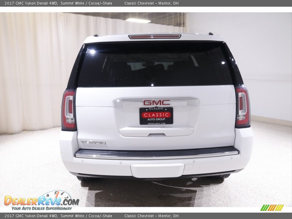 2017 GMC Yukon Denali 4WD Summit White / Cocoa/­Shale Photo #22