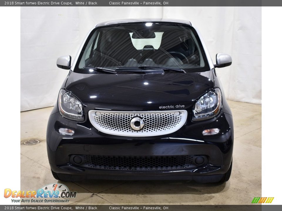 2018 Smart fortwo Electric Drive Coupe White / Black Photo #4