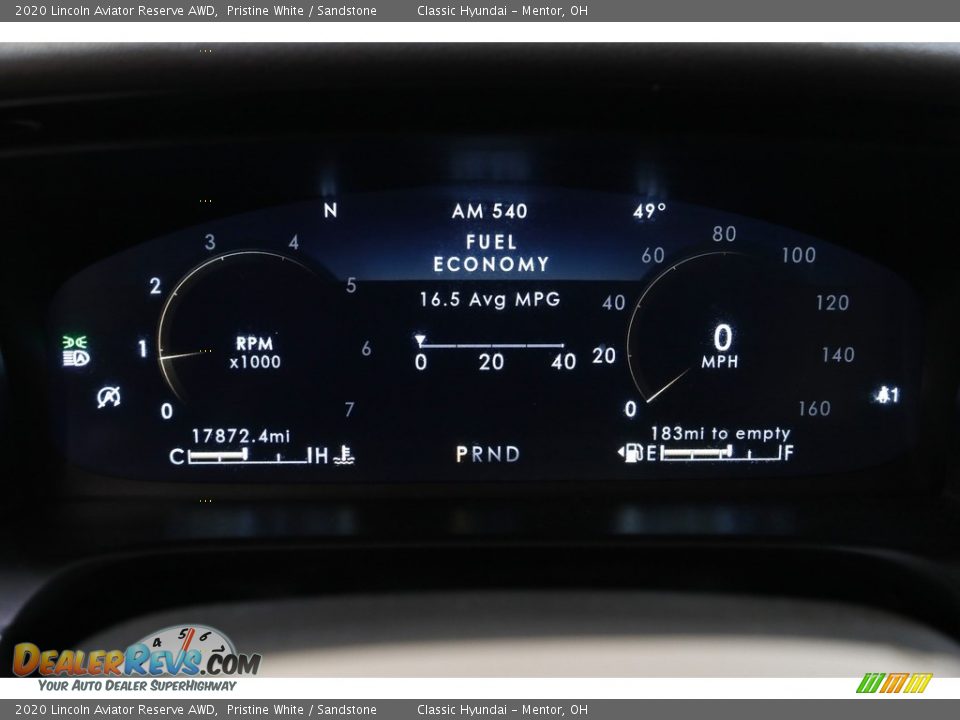 2020 Lincoln Aviator Reserve AWD Pristine White / Sandstone Photo #8