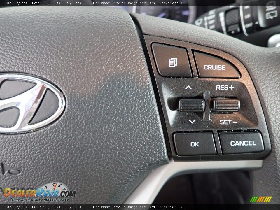 2021 Hyundai Tucson SEL Dusk Blue / Black Photo #24