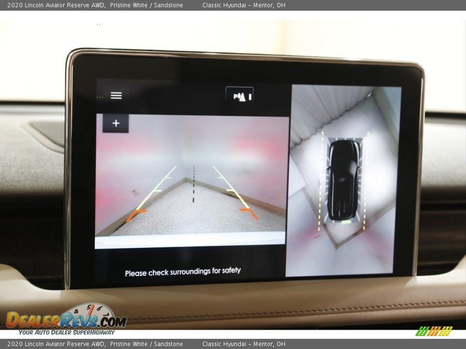 2020 Lincoln Aviator Reserve AWD Pristine White / Sandstone Photo #12