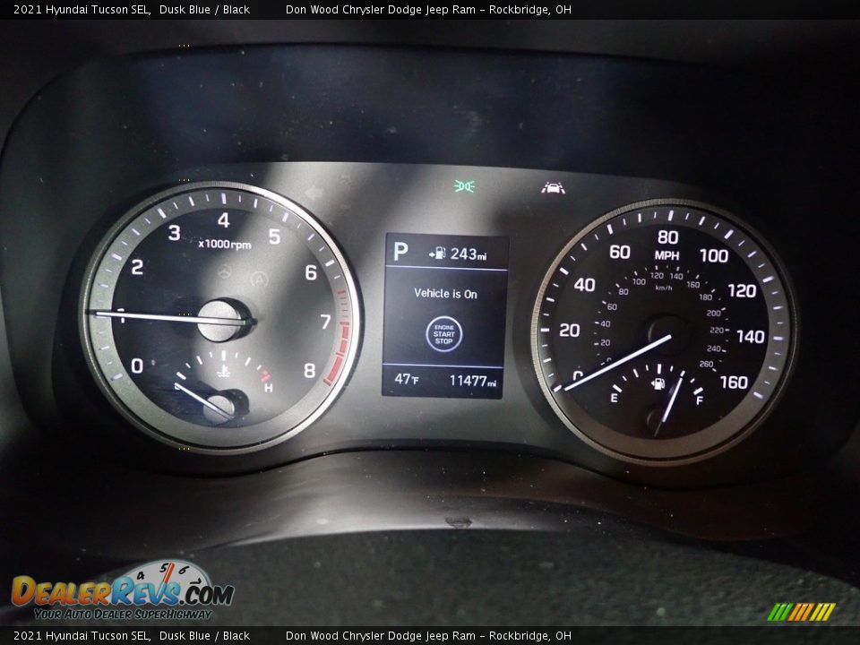 2021 Hyundai Tucson SEL Dusk Blue / Black Photo #25