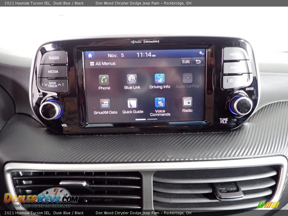 2021 Hyundai Tucson SEL Dusk Blue / Black Photo #26