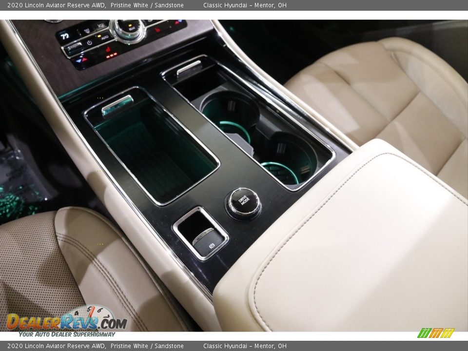2020 Lincoln Aviator Reserve AWD Pristine White / Sandstone Photo #15
