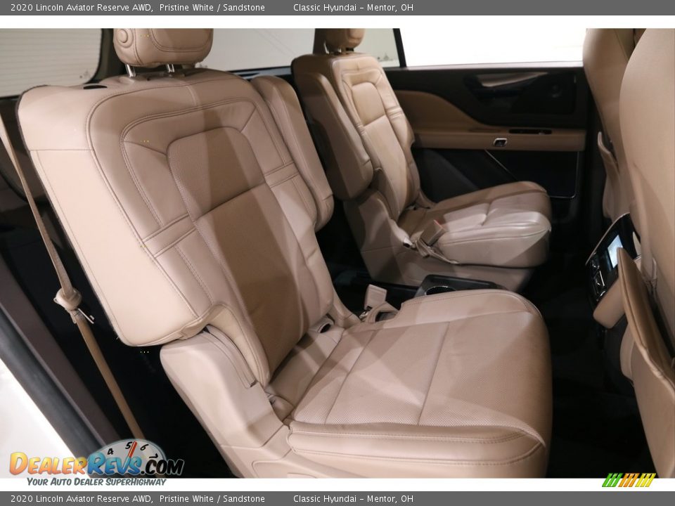 2020 Lincoln Aviator Reserve AWD Pristine White / Sandstone Photo #17