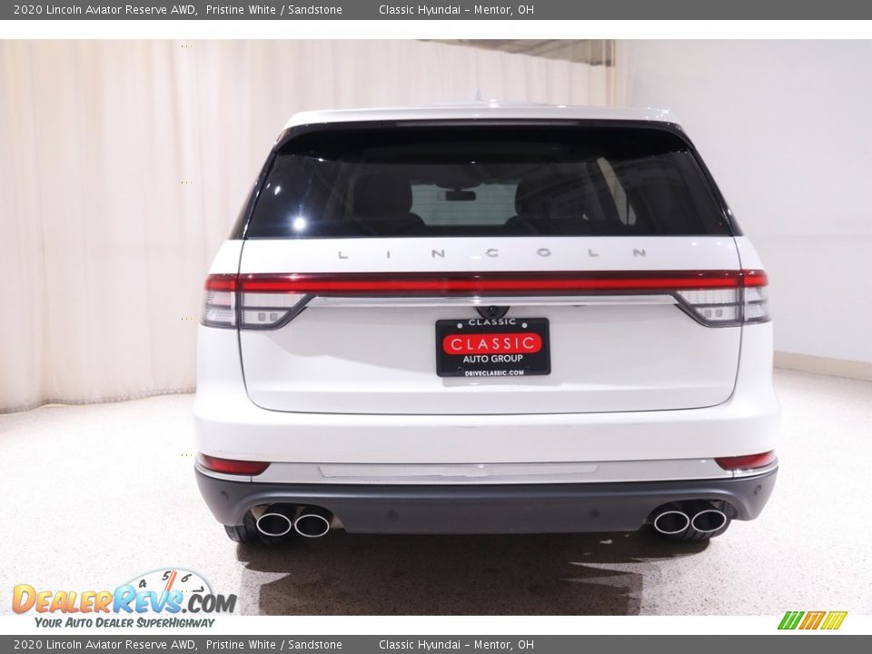 2020 Lincoln Aviator Reserve AWD Pristine White / Sandstone Photo #20