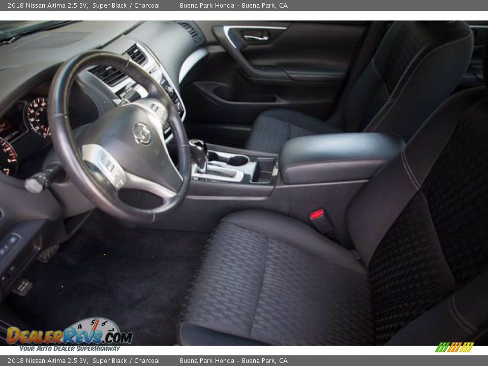 2018 Nissan Altima 2.5 SV Super Black / Charcoal Photo #3