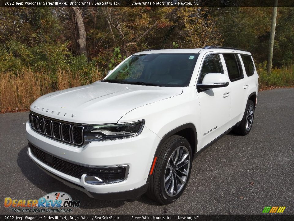 2022 Jeep Wagoneer Series III 4x4 Bright White / Sea Salt/Black Photo #2