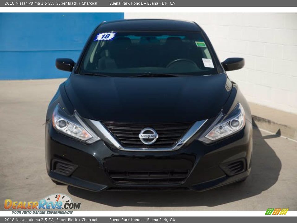 2018 Nissan Altima 2.5 SV Super Black / Charcoal Photo #7