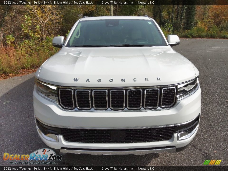 2022 Jeep Wagoneer Series III 4x4 Bright White / Sea Salt/Black Photo #4