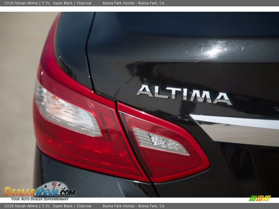 2018 Nissan Altima 2.5 SV Super Black / Charcoal Photo #12