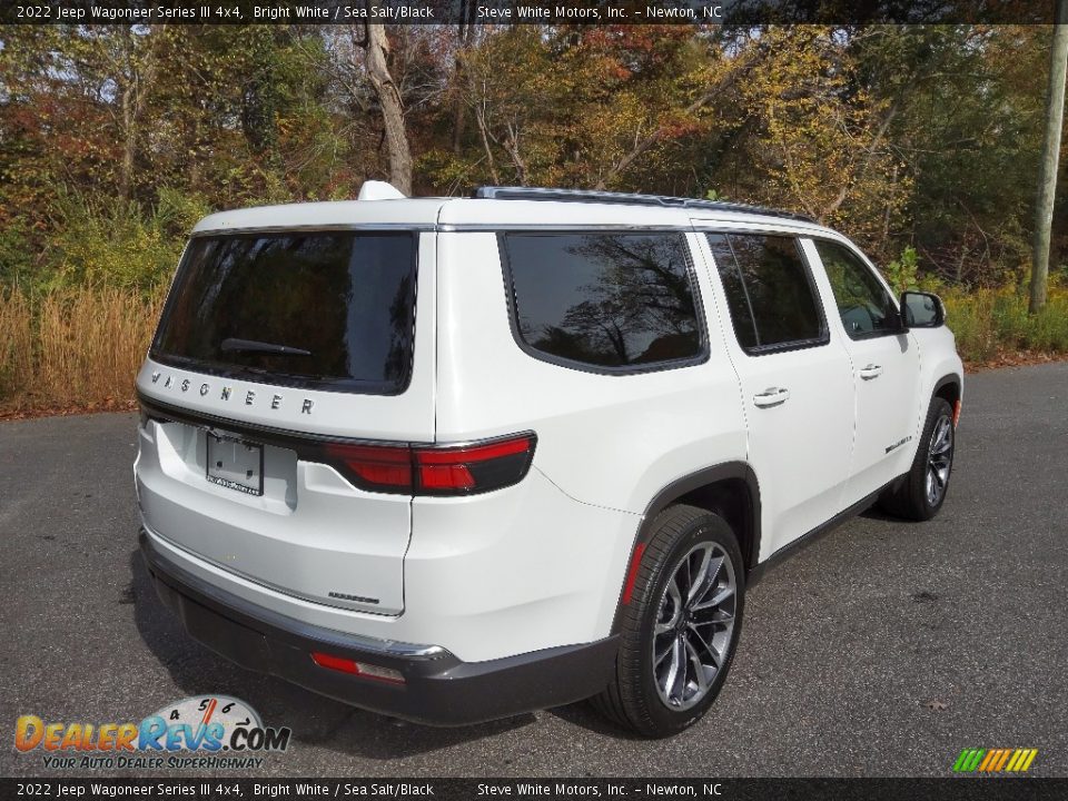 2022 Jeep Wagoneer Series III 4x4 Bright White / Sea Salt/Black Photo #7