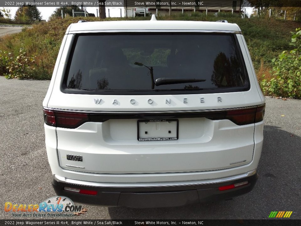 2022 Jeep Wagoneer Series III 4x4 Bright White / Sea Salt/Black Photo #8