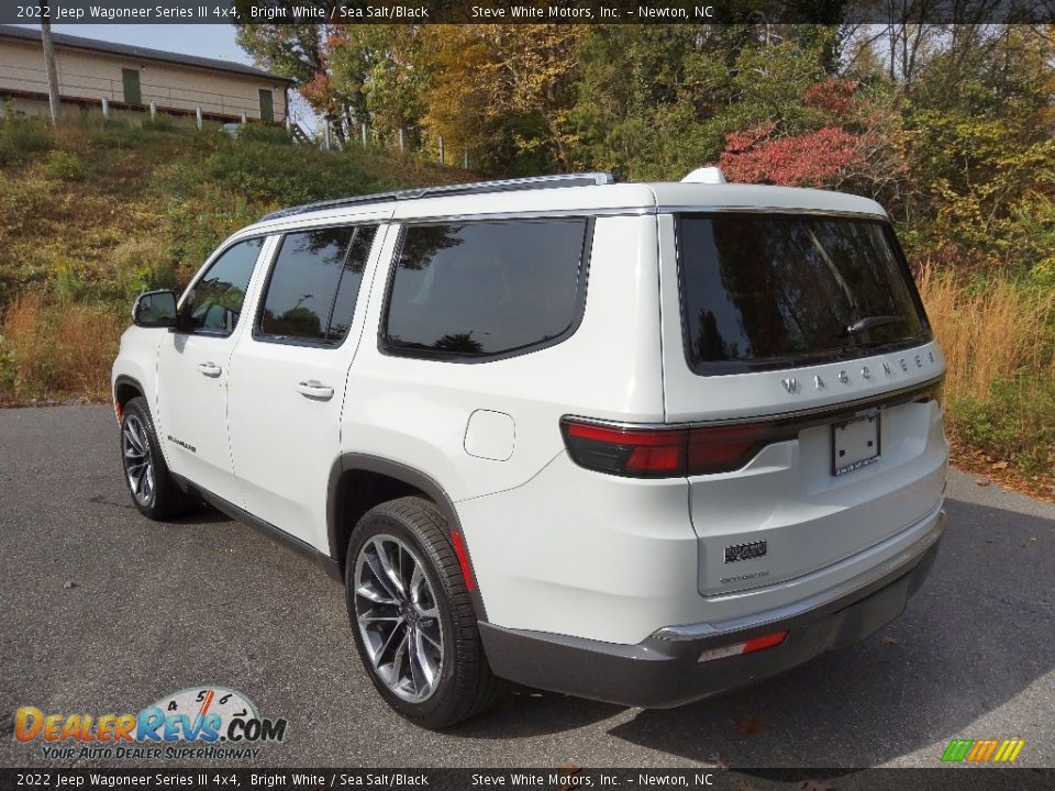 2022 Jeep Wagoneer Series III 4x4 Bright White / Sea Salt/Black Photo #9