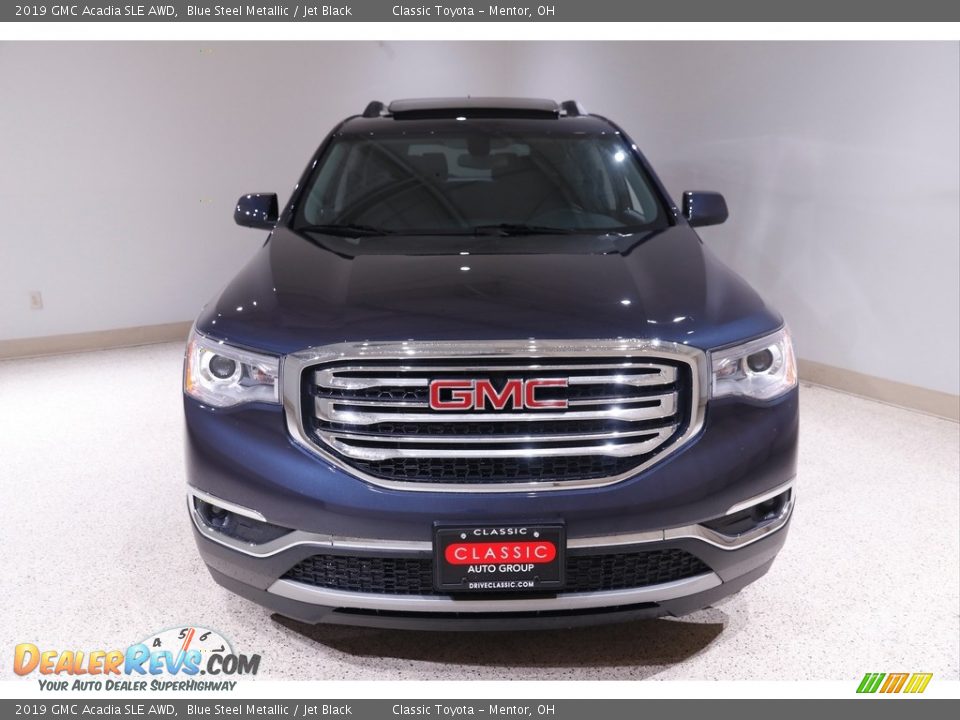 2019 GMC Acadia SLE AWD Blue Steel Metallic / Jet Black Photo #2