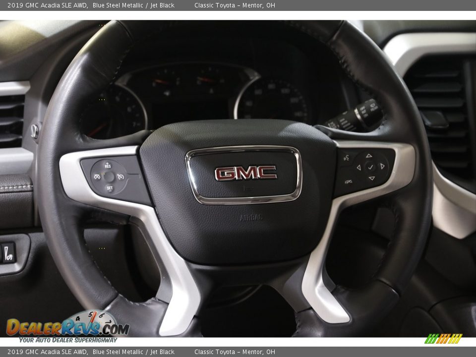 2019 GMC Acadia SLE AWD Blue Steel Metallic / Jet Black Photo #7