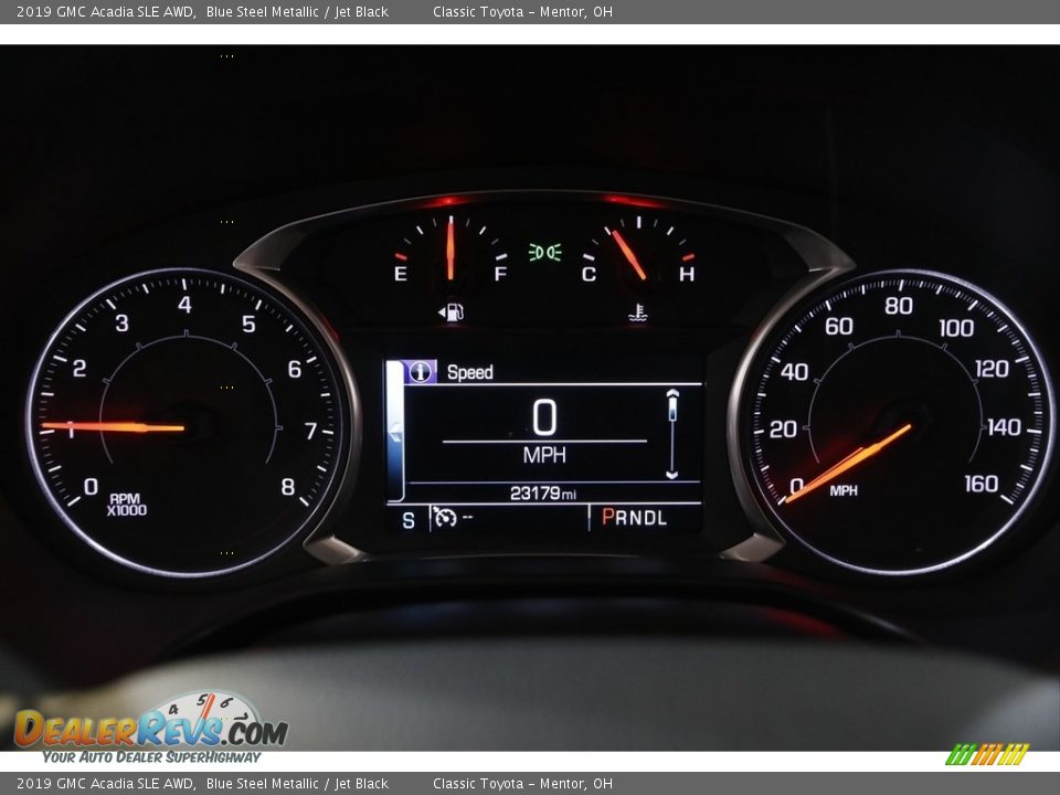 2019 GMC Acadia SLE AWD Blue Steel Metallic / Jet Black Photo #8