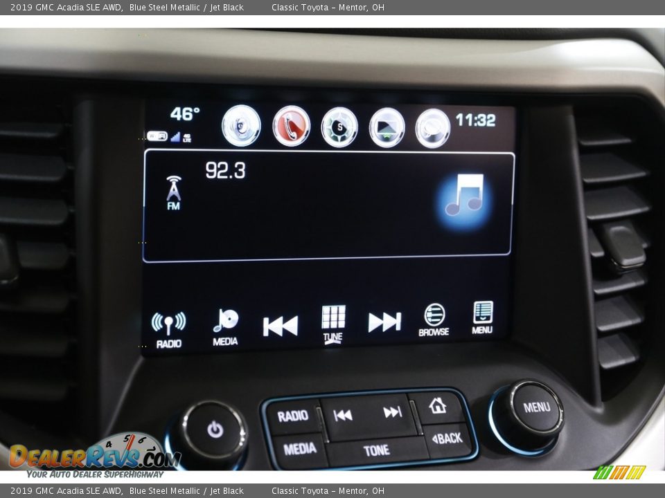 2019 GMC Acadia SLE AWD Blue Steel Metallic / Jet Black Photo #10