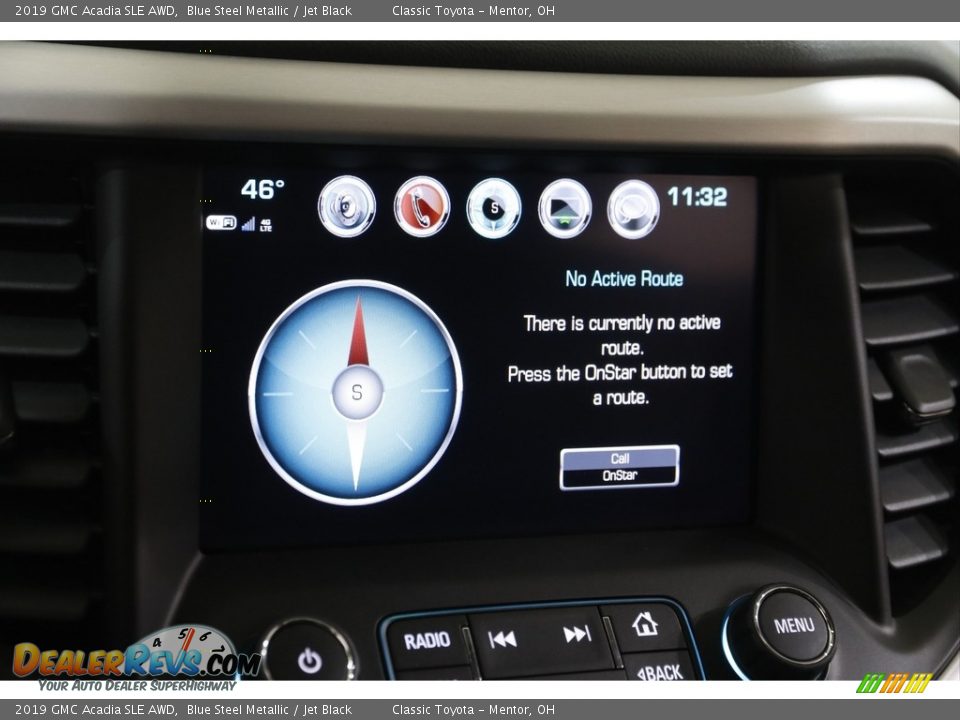 2019 GMC Acadia SLE AWD Blue Steel Metallic / Jet Black Photo #12