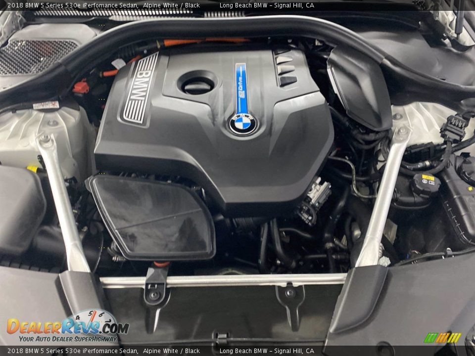 2018 BMW 5 Series 530e iPerfomance Sedan Alpine White / Black Photo #11