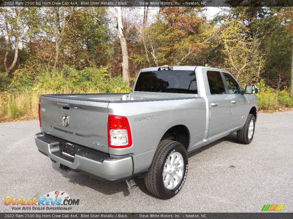 2022 Ram 2500 Big Horn Crew Cab 4x4 Billet Silver Metallic / Black Photo #6