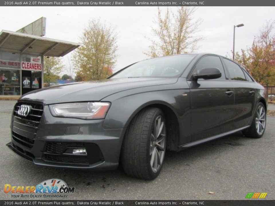 2016 Audi A4 2.0T Premium Plus quattro Dakota Gray Metallic / Black Photo #6