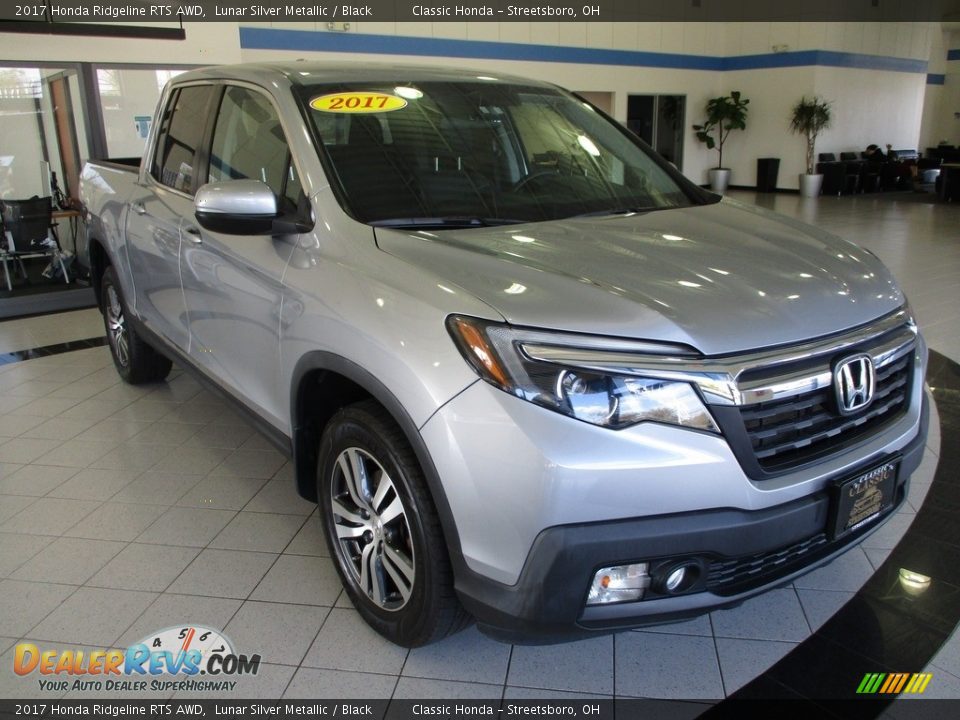 Lunar Silver Metallic 2017 Honda Ridgeline RTS AWD Photo #3