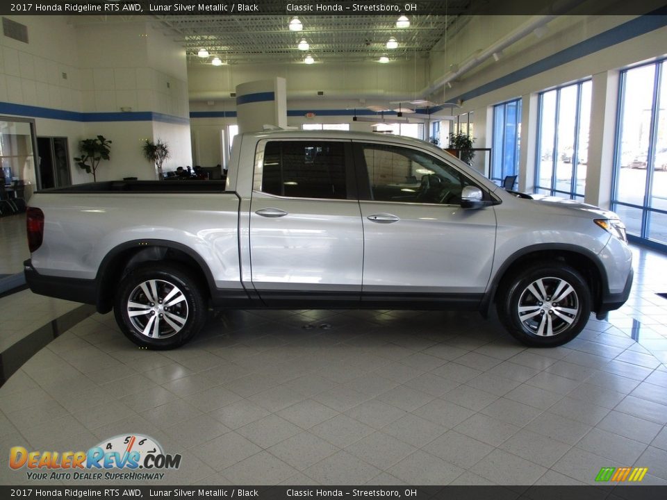 Lunar Silver Metallic 2017 Honda Ridgeline RTS AWD Photo #4