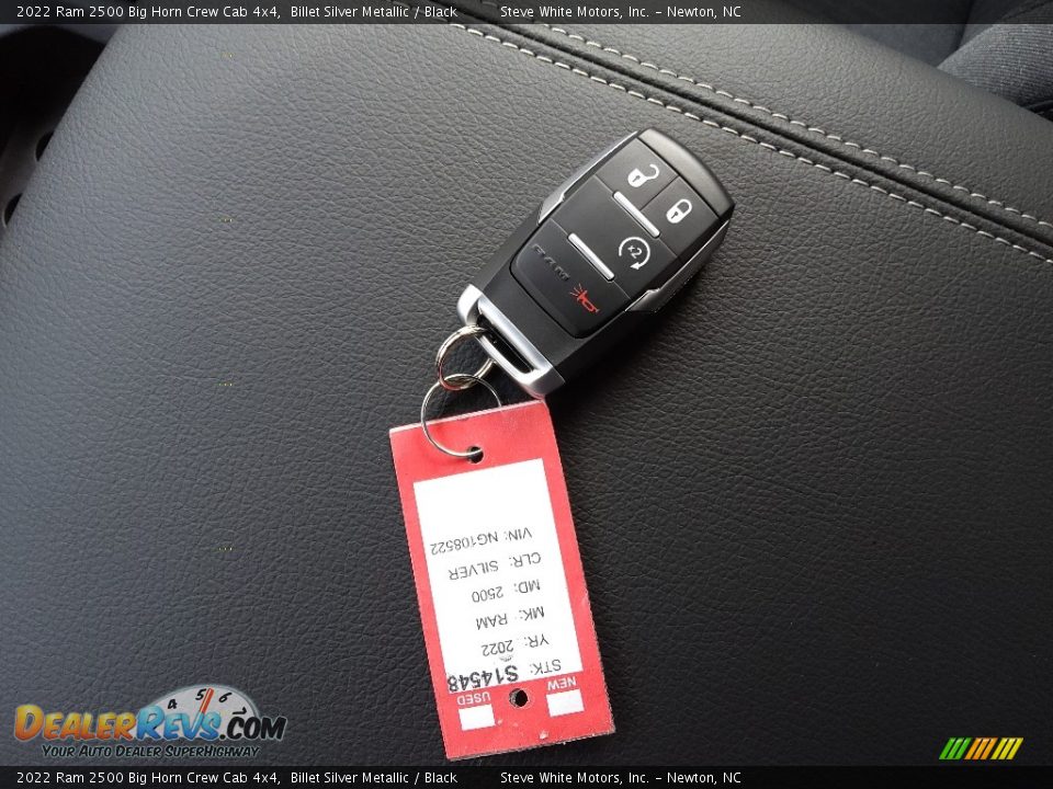 2022 Ram 2500 Big Horn Crew Cab 4x4 Billet Silver Metallic / Black Photo #33