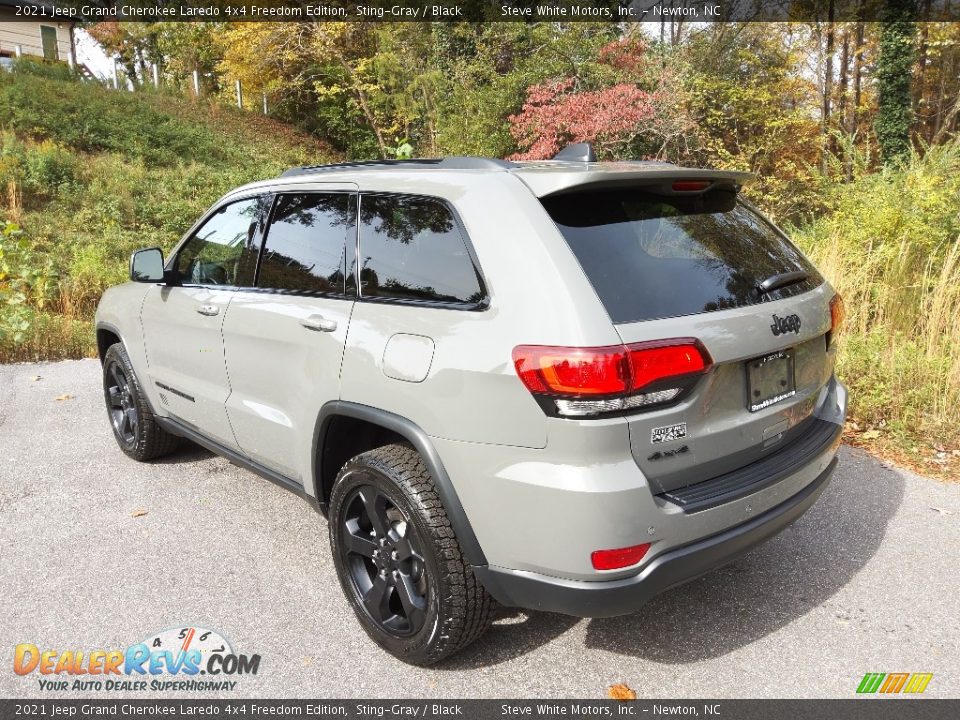 2021 Jeep Grand Cherokee Laredo 4x4 Freedom Edition Sting-Gray / Black Photo #8