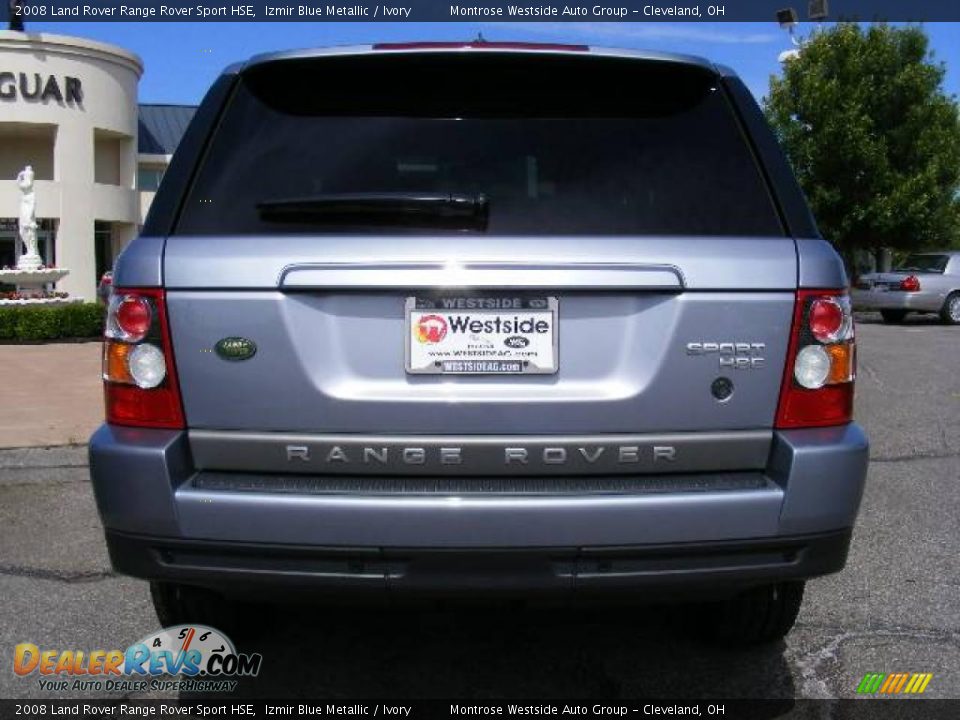 2008 Land Rover Range Rover Sport HSE Izmir Blue Metallic / Ivory Photo #4