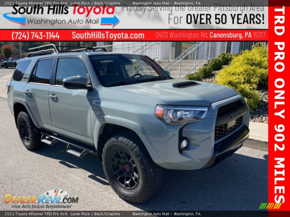 2021 Toyota 4Runner TRD Pro 4x4 Lunar Rock / Black/Graphite Photo #1