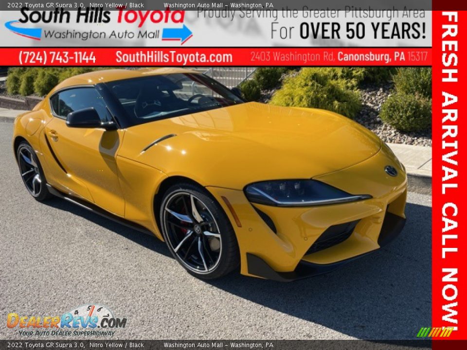 2022 Toyota GR Supra 3.0 Nitro Yellow / Black Photo #1