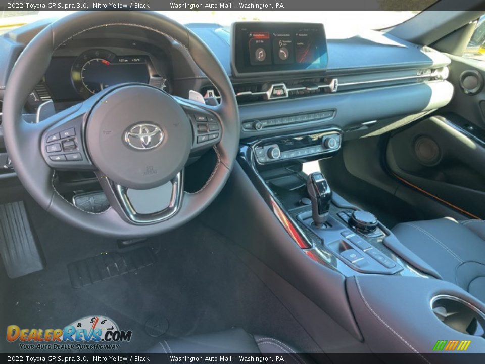 Black Interior - 2022 Toyota GR Supra 3.0 Photo #3