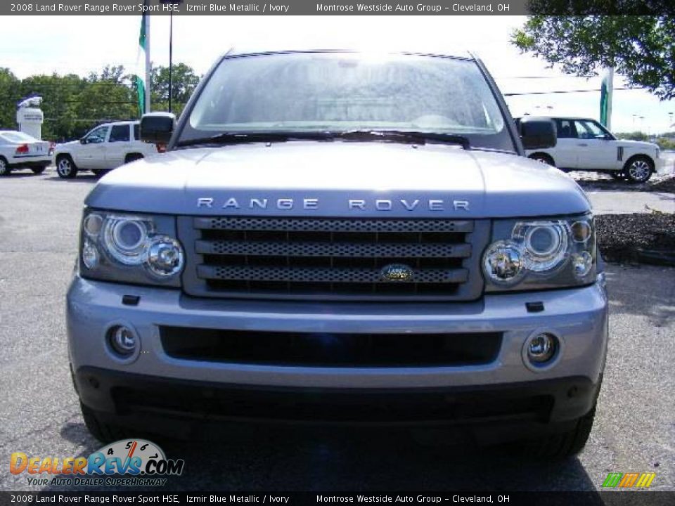2008 Land Rover Range Rover Sport HSE Izmir Blue Metallic / Ivory Photo #8