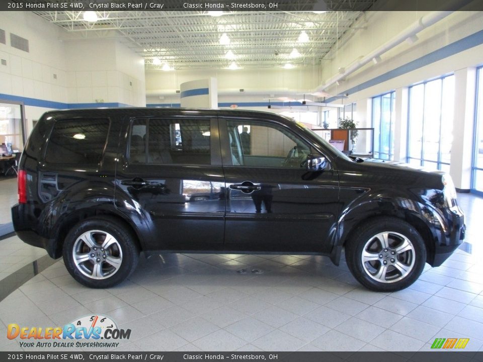 Crystal Black Pearl 2015 Honda Pilot SE 4WD Photo #4