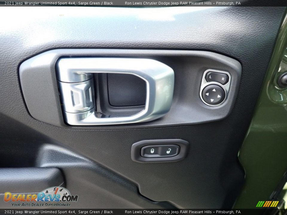 2021 Jeep Wrangler Unlimited Sport 4x4 Sarge Green / Black Photo #15