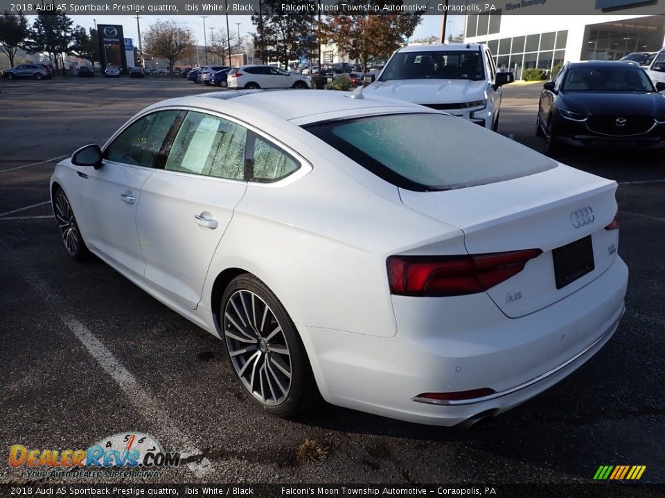 2018 Audi A5 Sportback Prestige quattro Ibis White / Black Photo #2