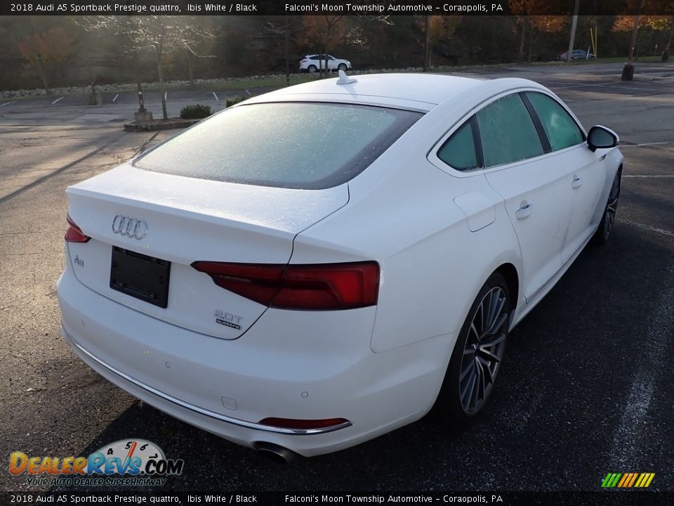 2018 Audi A5 Sportback Prestige quattro Ibis White / Black Photo #4