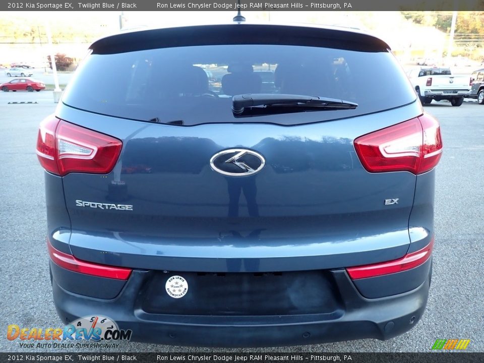 2012 Kia Sportage EX Twilight Blue / Black Photo #4